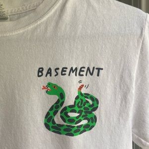 BASEMENT band snake tshirt